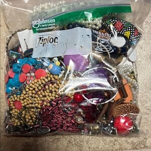 Assorted Jewelry Beads and Accessories